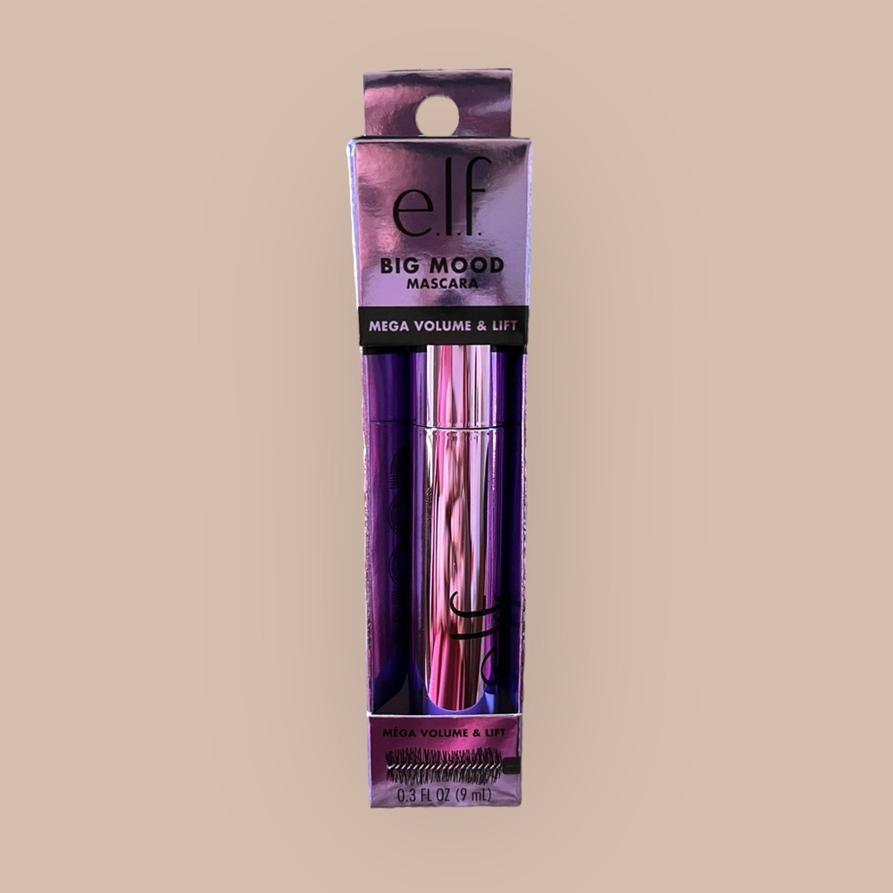 NIP E.L.F. Cosmetics Big Mood Mascara in Pitch Black